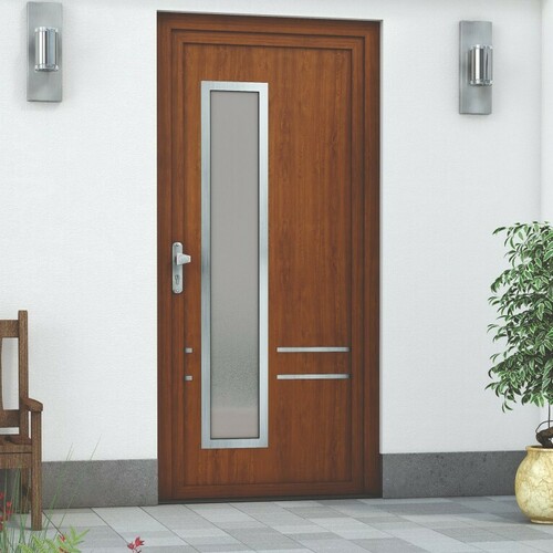 Dřevěné vchodové dveře